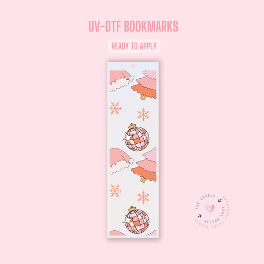 Soft Christmas - UV DTF Bookmark Decal - Nov 12