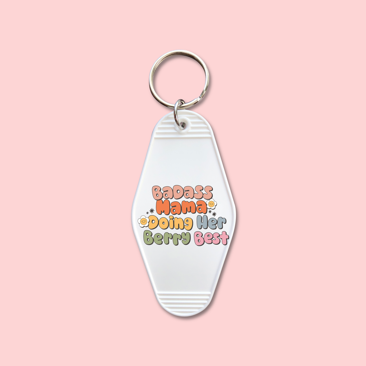 Badass Mama Doing Her Berry Best (Set of 5) -  Keychain UV DTF Decal