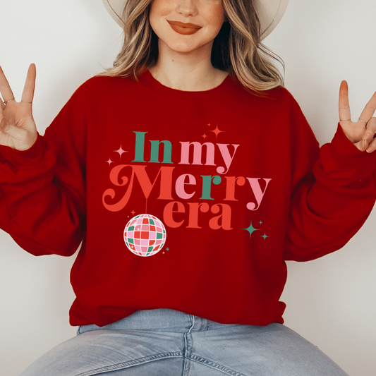 In My Merry Era - FULL COLOR DTF TRANSFER (Ready to Ship)