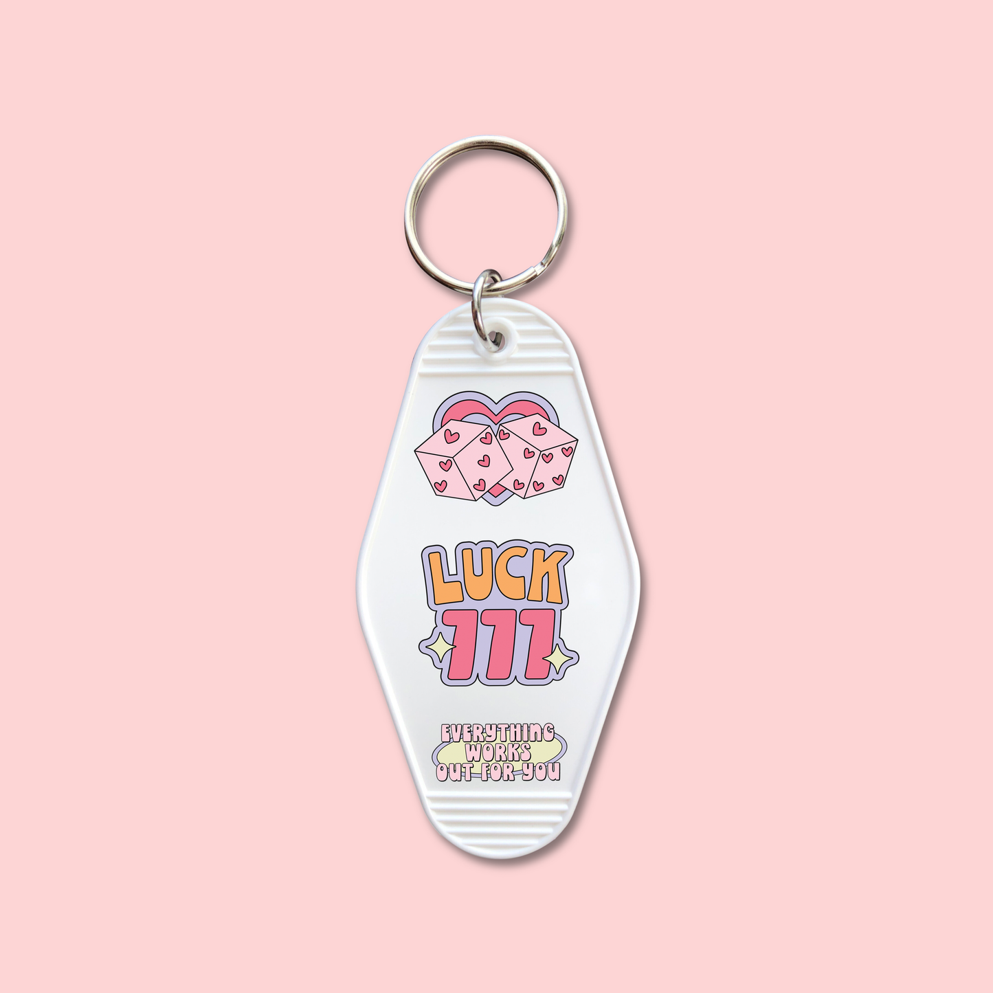 Luck 777 (Set of 5) -  Keychain UV DTF Decal
