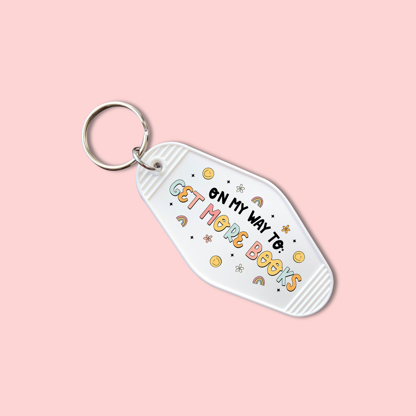 On My Way To.. Get More Books (Set of 5) -  Keychain UV DTF Decal