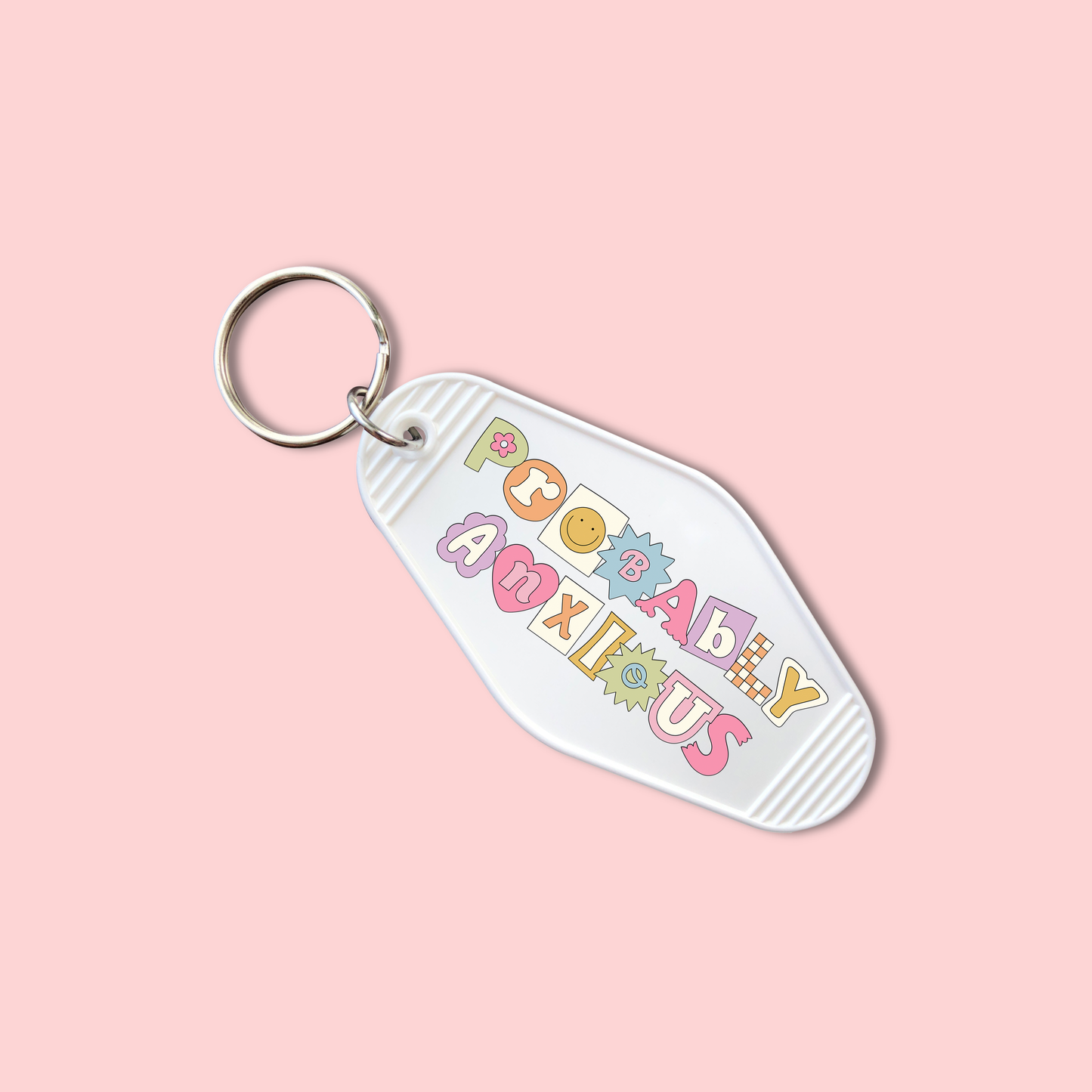 Probably Anxious (Set of 5) -  Keychain UV DTF Decal