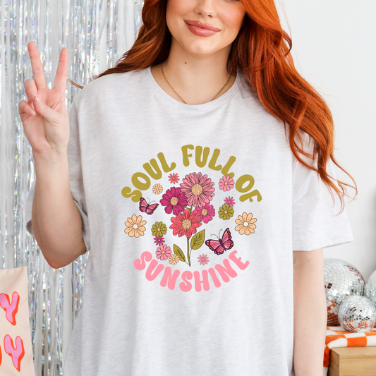 Soul Full of Sunshine - FULL COLOR DTF TRANSFER (Ready to Ship)