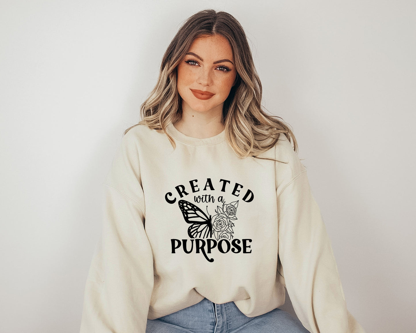 Created with a Purpose - Screen Print Transfer (Ready to Ship)